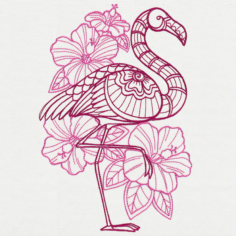 Delicate Flamingo