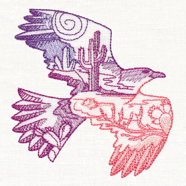 Desert Scene Hawk - Image 5