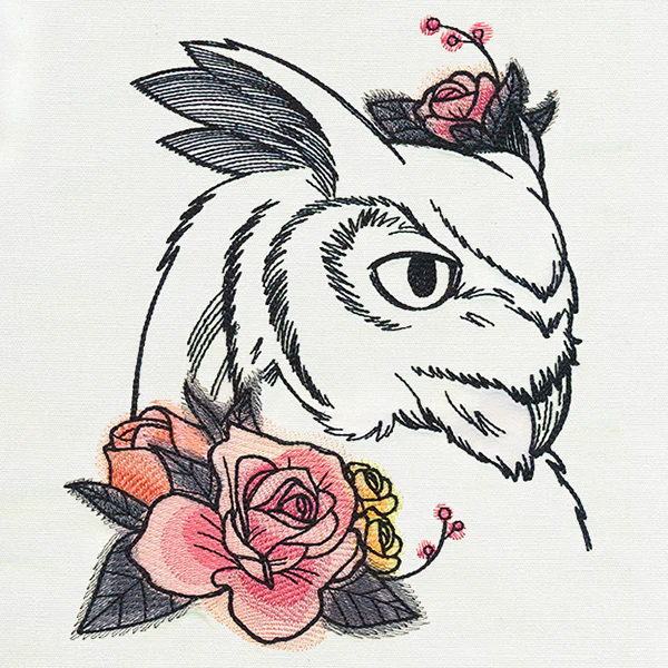 Dire Blooms - Owl
