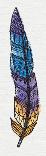 Doodle Feathers - Feather 2 - Image 3
