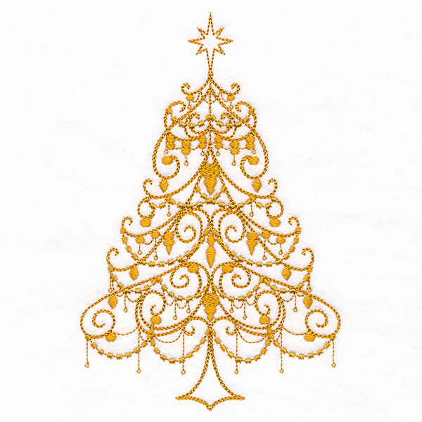 Draped in Splendor Christmas Tree - Image 4