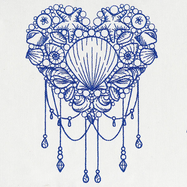 Draped Mermaid Heart - Image 2