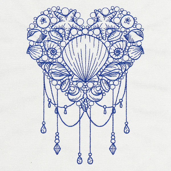 Draped Mermaid Heart - Image 3