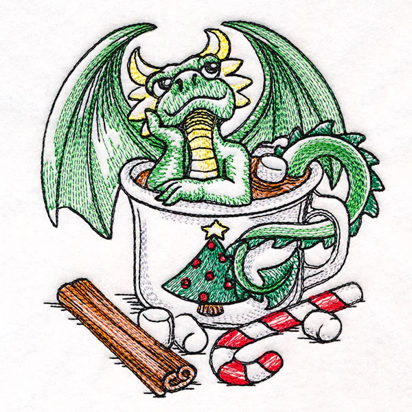Dreaming Hot Cocoa Dragon - Image 5