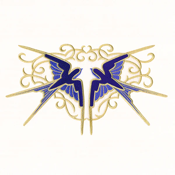 Elegant Baroque Swallows - Image 2