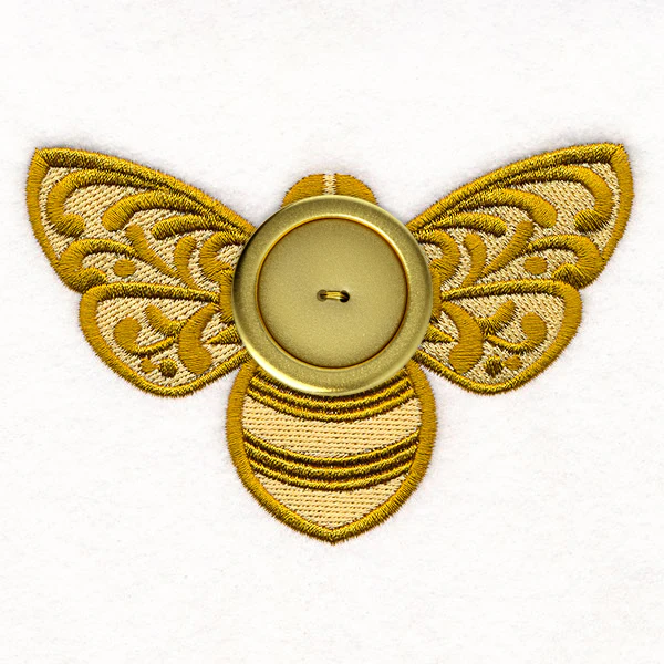 Elegant Bee Buttonhole - Image 4