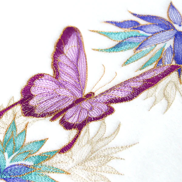 Elegant Butterfly and Blooms - Image 4