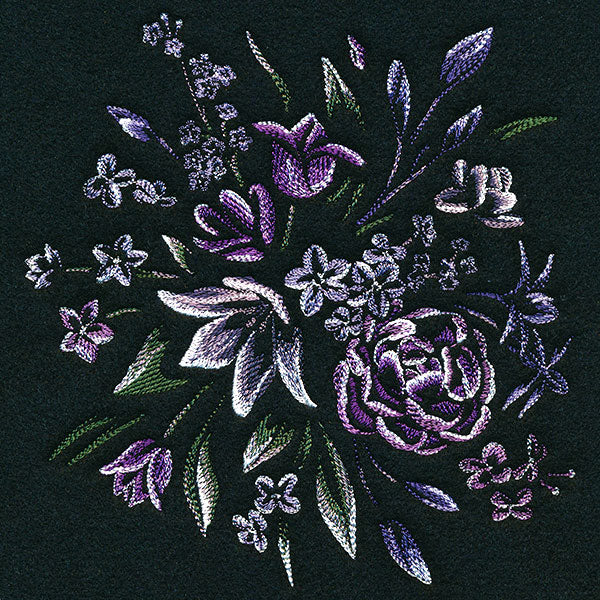 Elegant Midnight Blooms - Image 7