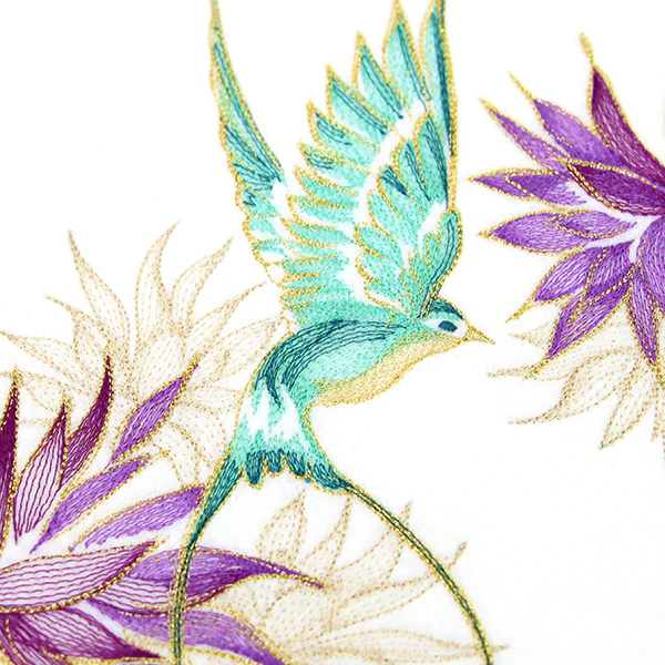 Elegant Swallow and Blooms - Image 6