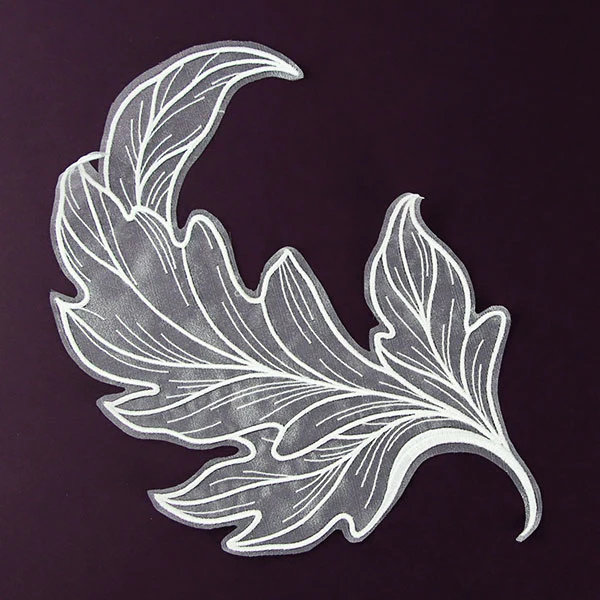 Embellish Me with Flowers - Leaves (Freestanding Organza) - Image 4