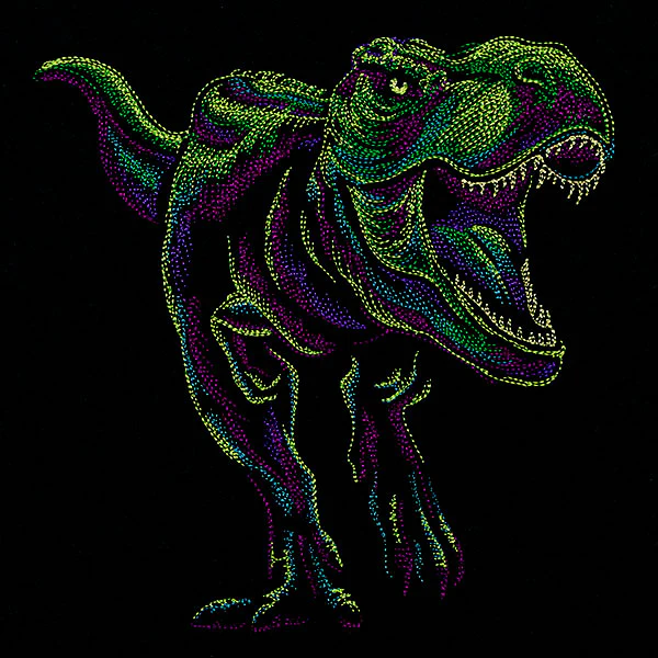 Emerging with a Roar T-Rex