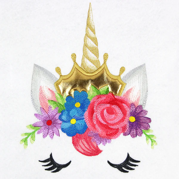 Enchanted Regal Unicorn Face (Applique) - Image 4