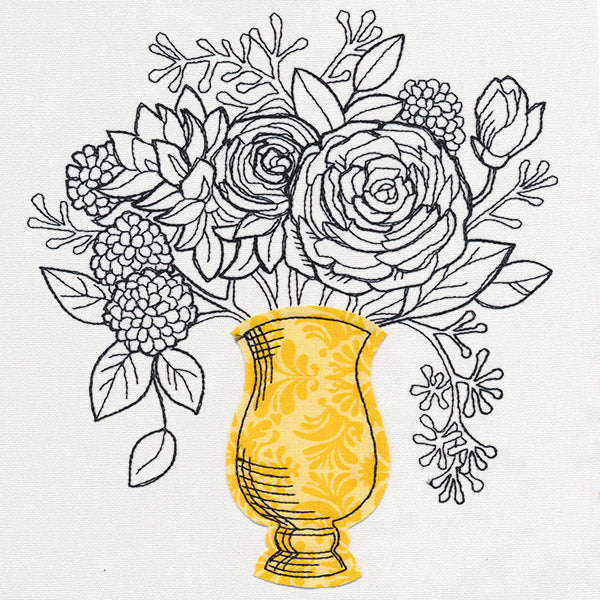 Engraved Vase (Applique) - Image 2