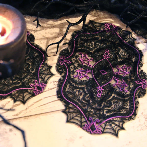 Exquisite Halloween Doily (Freestanding Organza) - Image 6