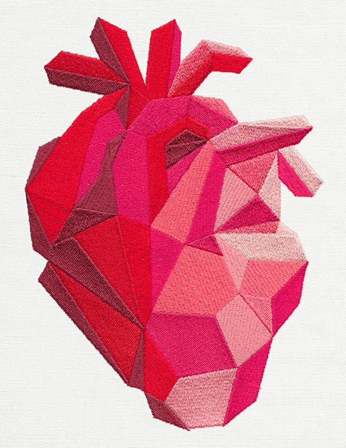 Faceted Anatomical Heart - Image 4