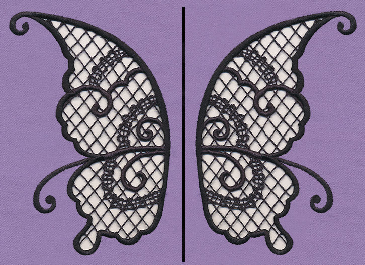 Fairy Wings (Cutwork) (Wing Pair) - Image 4