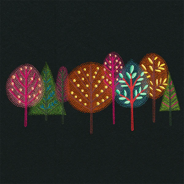 Fall Forest Border