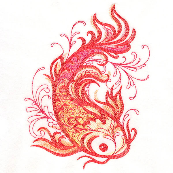 Fanciful Flourishes - Koi - Image 2