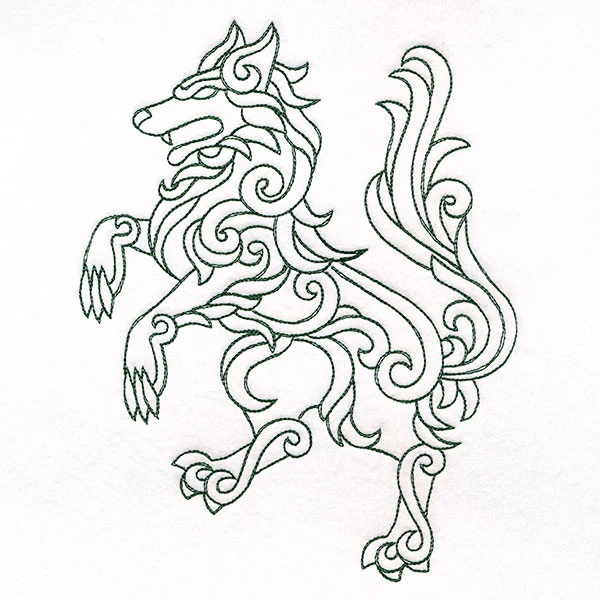 Fantastic Heraldry - Wolf