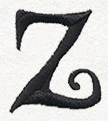 Fantasy Letter Z - Lowercase - Image 3