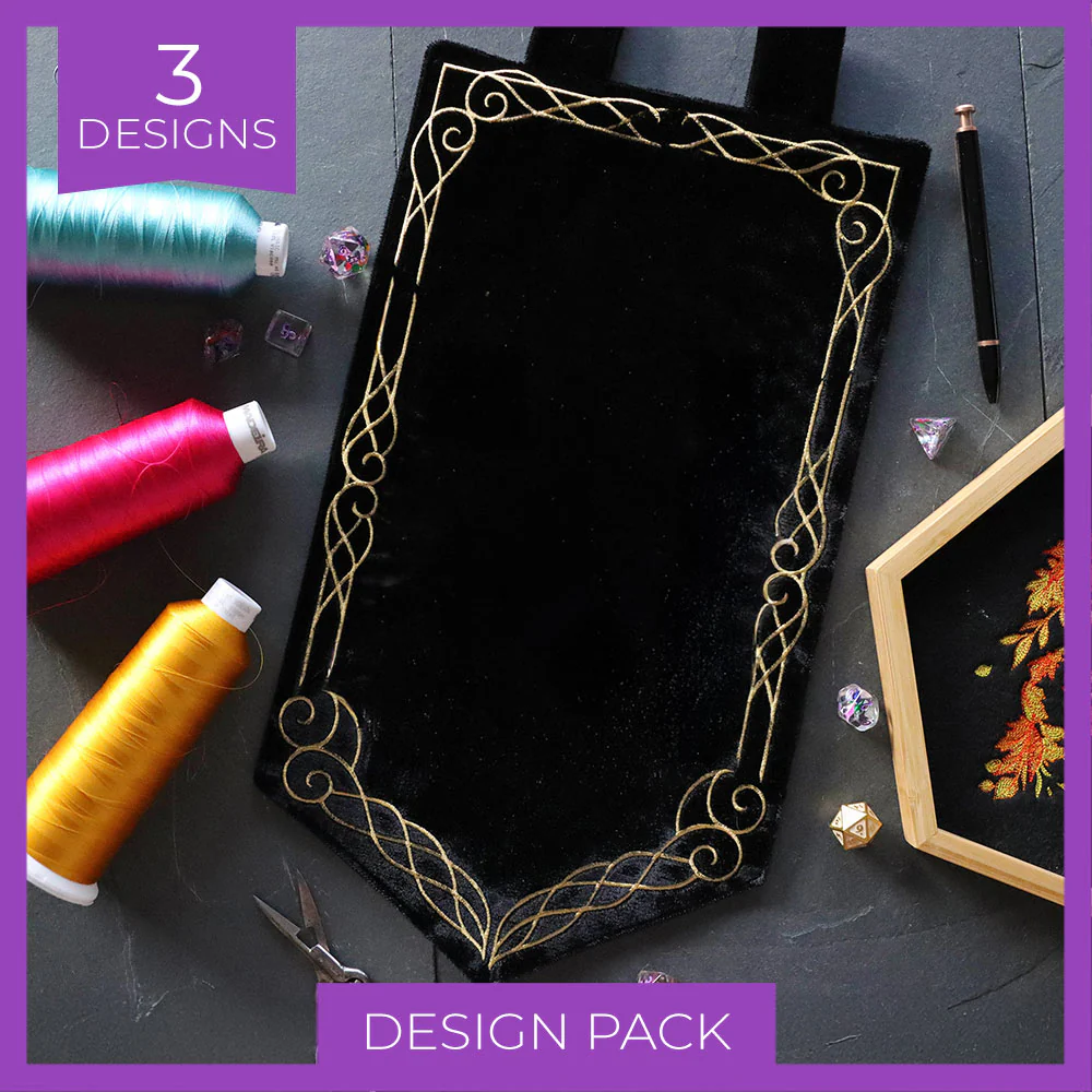 Fantasy Swirls Banner Frame Design Pack - Image 4