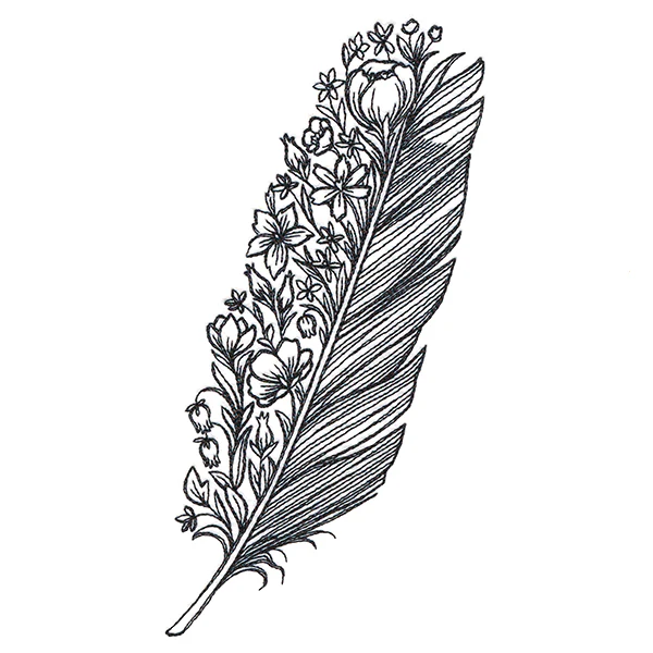 Feather in Flowers - Image 7