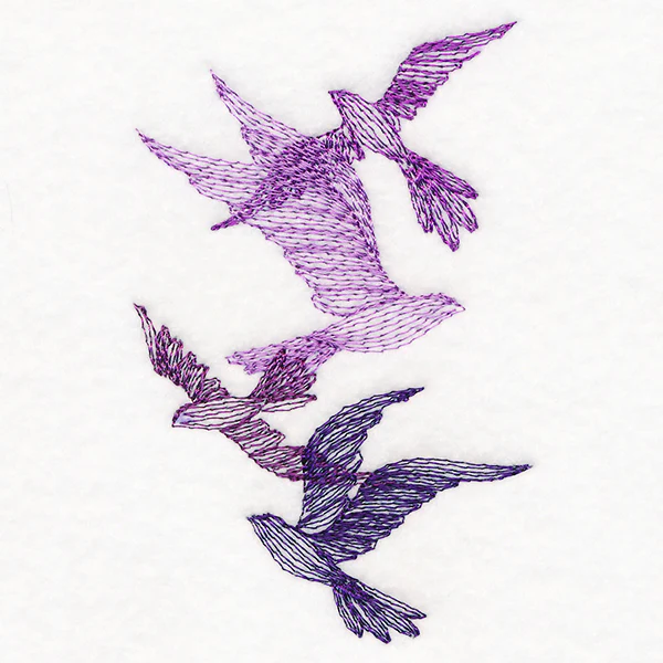 Feathered Curiosity Birds Collage - Image 5