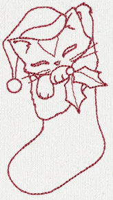 Feline Festive Outlines - Kitty Stocking - Image 5