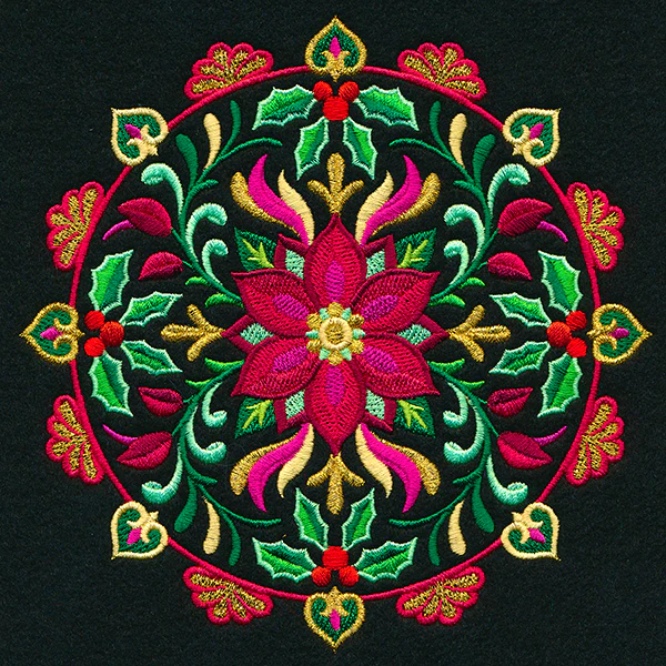 Festive Flowers Medallion - Image 5