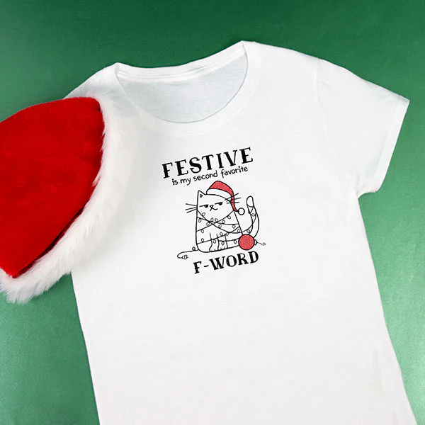 Festive is My Second Favorite F-Word Cat - Image 6