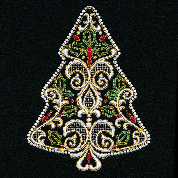 Festive Textures Christmas Tree - Image 2