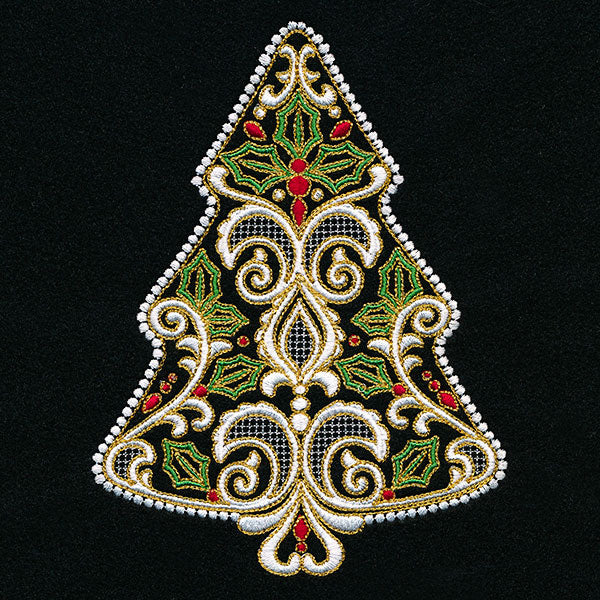 Festive Textures Christmas Tree - Image 3