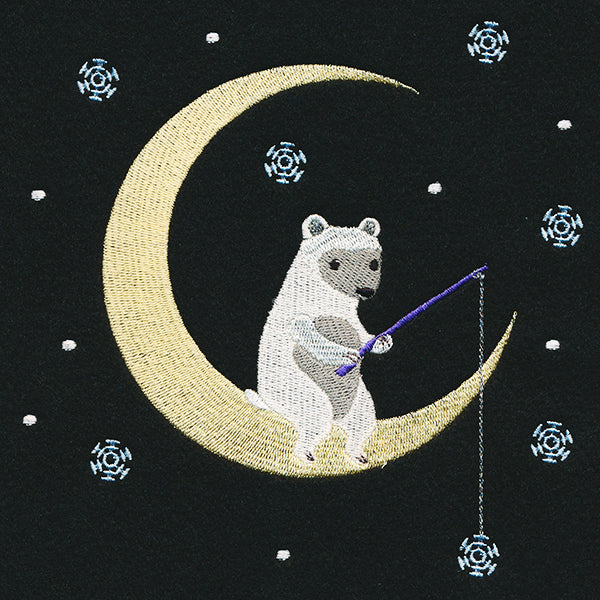 Fishing for Snowflakes Polar Bear - Image 3