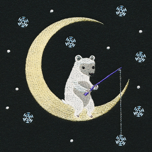 Fishing for Snowflakes Polar Bear - Image 4
