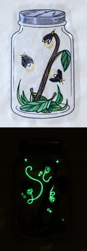 Flickering Fireflies (Vinyl Applique) - Image 4