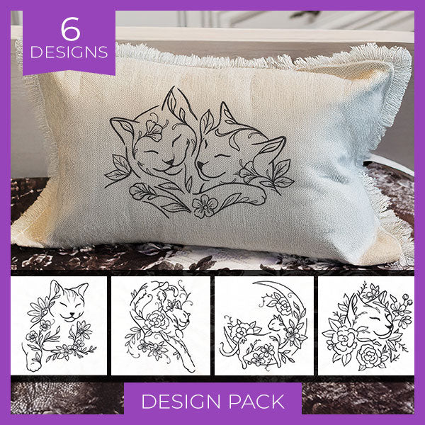 Floral Felines Design Pack - Image 10