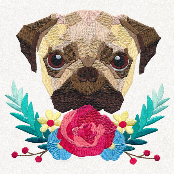 Floral Pug - Image 2