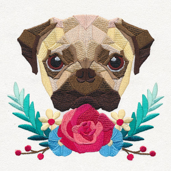 Floral Pug - Image 3