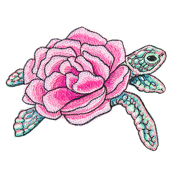 Floral Sea Turtle - Image 2