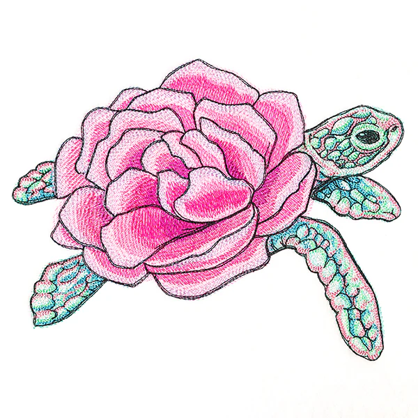 Floral Sea Turtle - Image 9