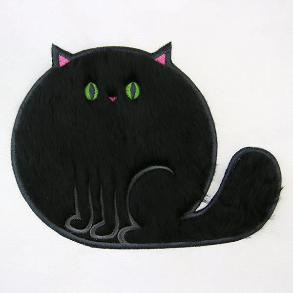 Fluffy Critters Cat (Applique) - Image 2