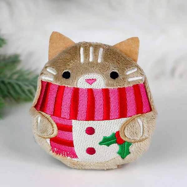 Fluffy & Festive Cat (In-the-Hoop) - Image 5