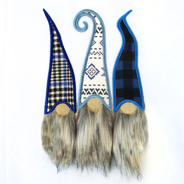 Fluffy Gnome Trio (Applique) - Image 7