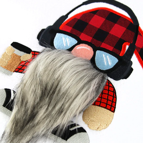 Fluffy Hipster Gnome (Applique) - Image 4