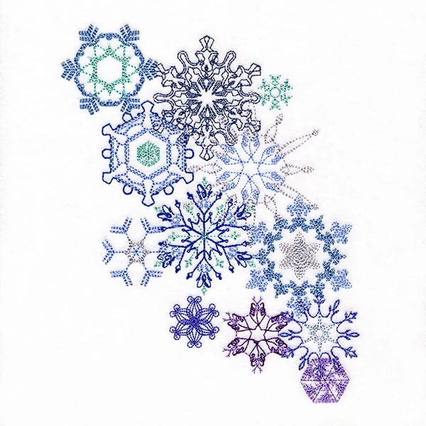 Flurries of Frost Snowflakes Spray - Image 2