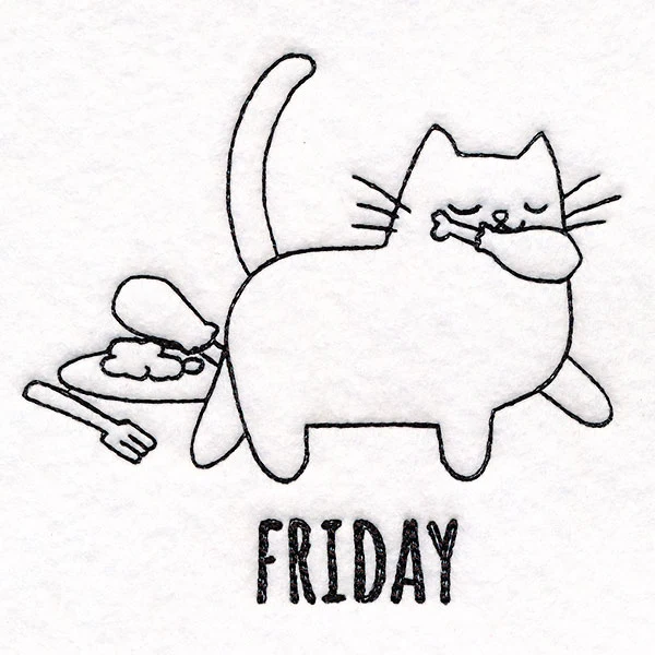 Food Thief Cat on Friday
