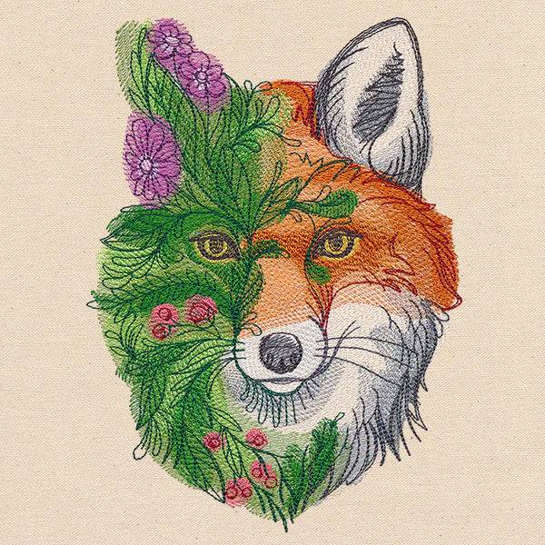 Fox in Flowers - Image 2
