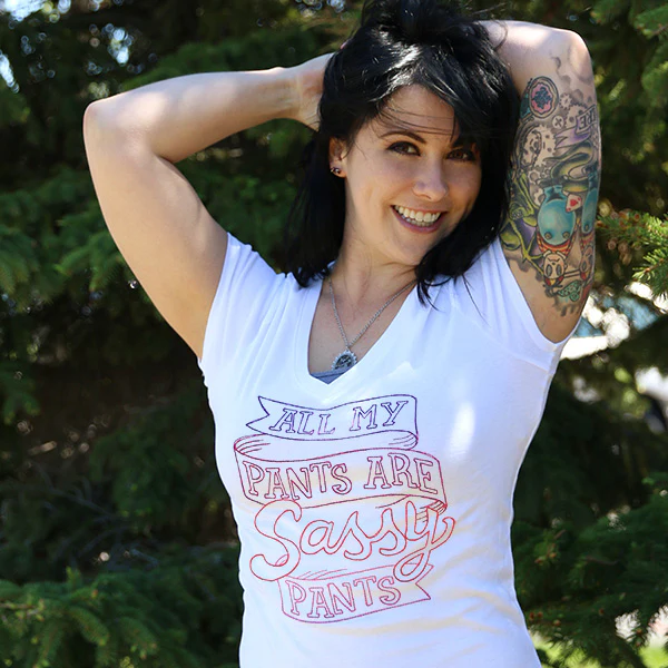 Fresh Tees - All My Pants Are Sassy Pants - Image 4