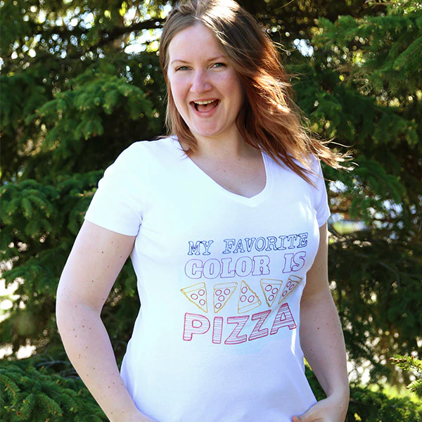 Fresh Tees - My Favorite Color Is Pizza - Image 4