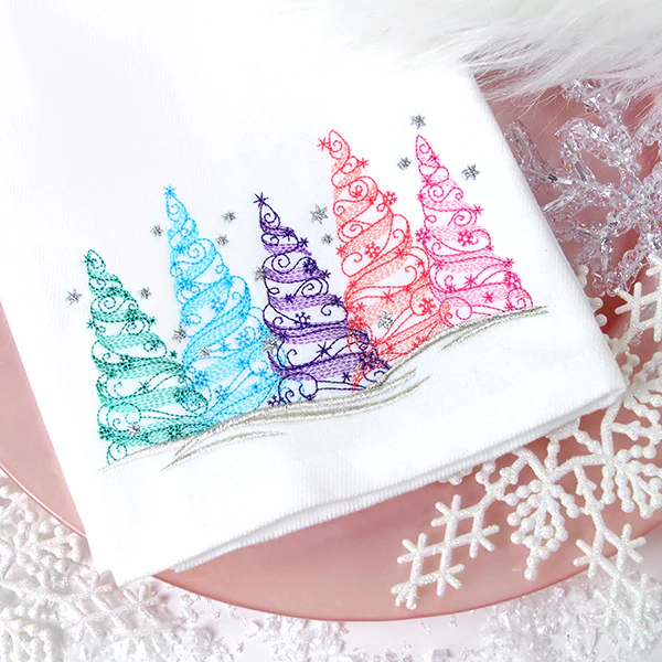Frosted Mirage Forest Border